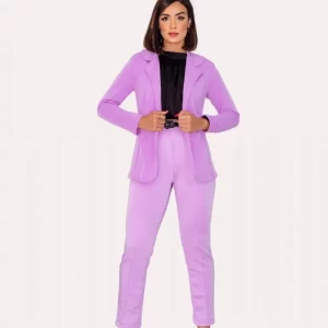 Conjunto Feminino de luxo  Lady Griffe Lilás