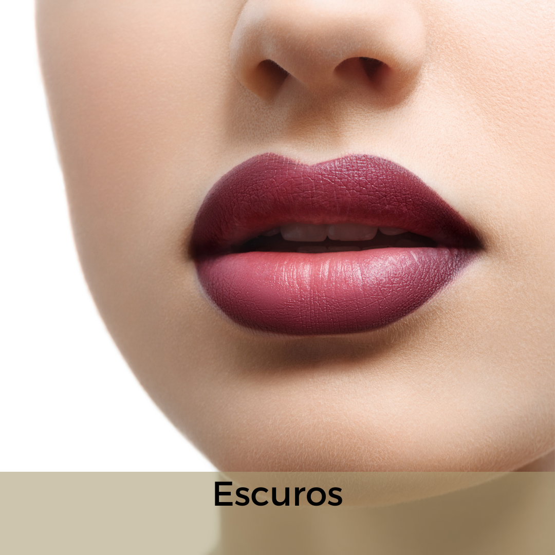Quais cores gosta de utilizar em maquiagem para os lábios ?Selecione quantas alternativas desejar.