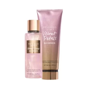 Victoria's Secret kit Velvet Petals Shimmer 250ml Loção+Body Splash