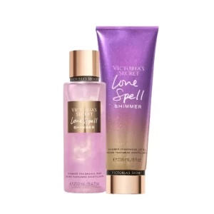 Victoria's Secret kit  Love Spell Shimmer 250ml Loção+Body Splash