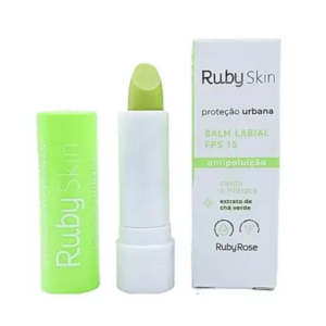 BALM LABIAL FPS15 RUBY SKIN PROTEÇÃO URBANA - RUBY ROSE