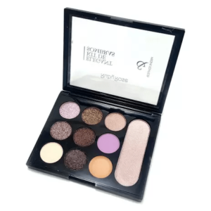 Paleta de Sombras e Iluminador Elegant Ruby Rose HB-1038