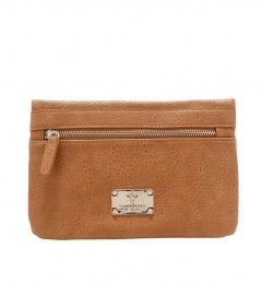 CARTEIRA DE MÃO LICA  CARAMELO