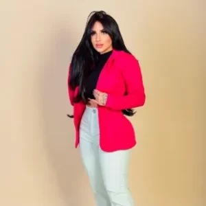 Blazer de luxo  Lady Griffe Pink