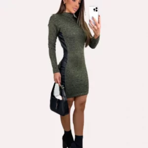 Vestido Lage  Lady Griffe Verde