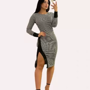 Vestido Viana  Lady Griffe Xadrez